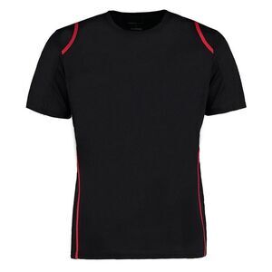 Gamegear® Cooltex® Short Sleeved T-Shirt / Mens Sportswear / Black/Red